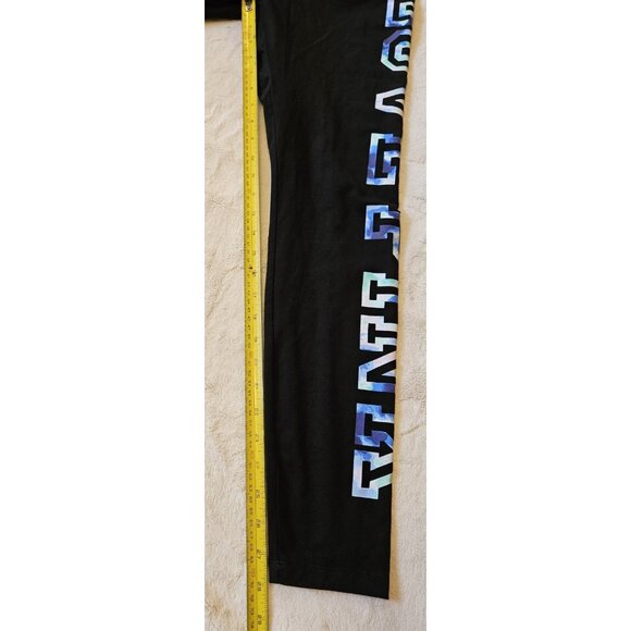 Victoria Secrets PINK Women High Waist Cotton full length, Medium, Black W/ Tags - Picture 12 of 13